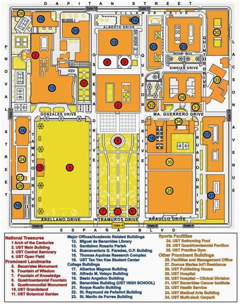 ust maps|UST Campus Map PDF .